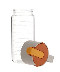 Bình dầu thủy tinh tự mở nắp có tay cầm dung tích 600ml có chia dung tích_376072