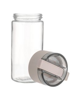 Bình dầu thủy tinh tự mở nắp có tay cầm màu ngẫu nhiên dung tích 560ml_376069