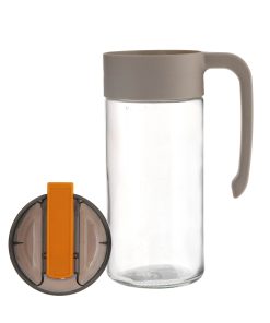 Bình dầu thủy tinh tự mở nắp có tay cầm màu ngẫu nhiên dung tích 560ml_376069