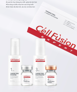 Giải Pháp Peel Phục Hồi Chuyên Sâu Làm Trắng Da Mờ Thâm Nám Cell Fusion C Expert Toning Peel 5 Tuần