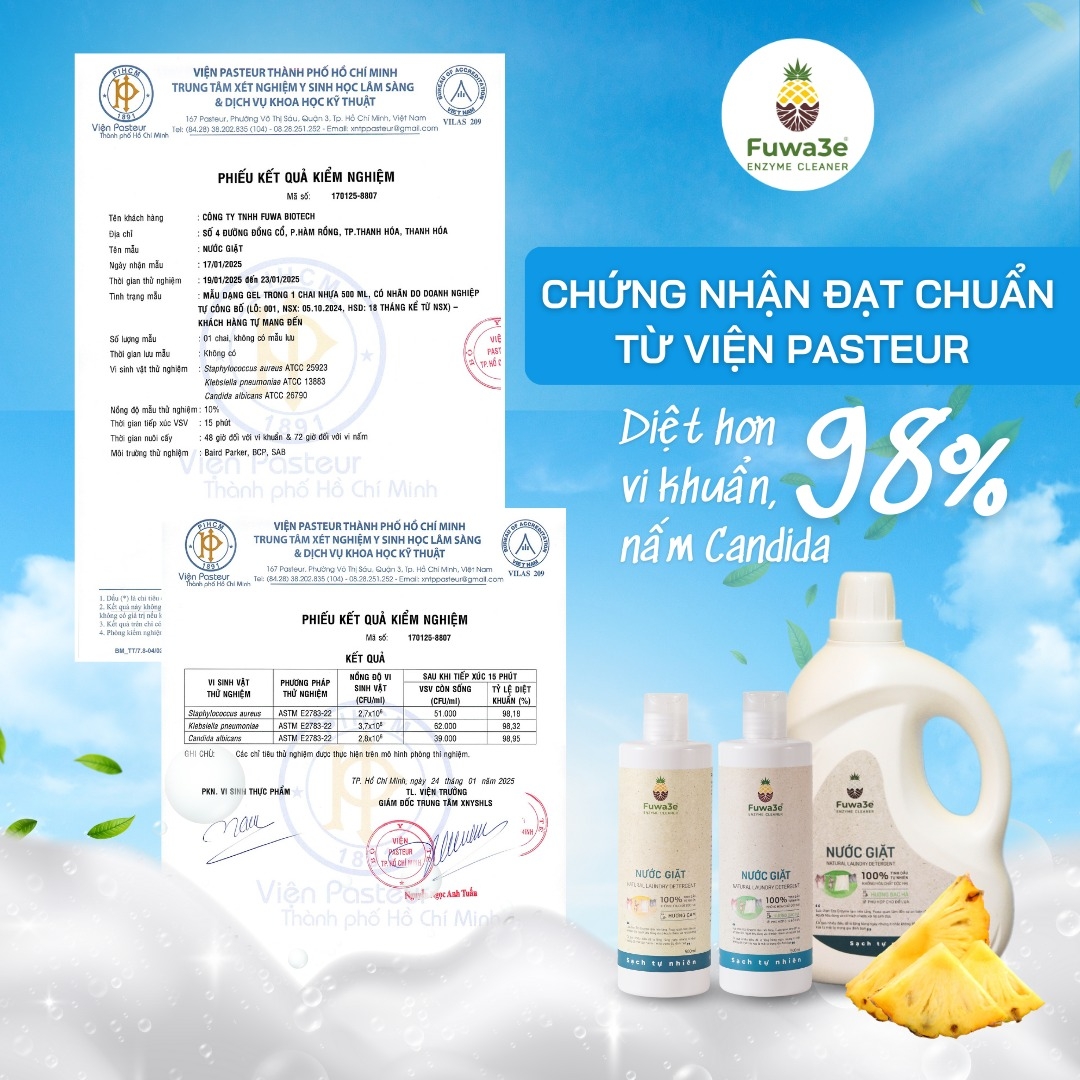 Nước Giặt Đồ Lót Chuyên Dụng Fuwa3e cho da nhạy cảm 500ml