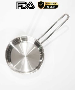 Chảo rán inox 316 14cm cao cấp KUCHEN KU SHP141316