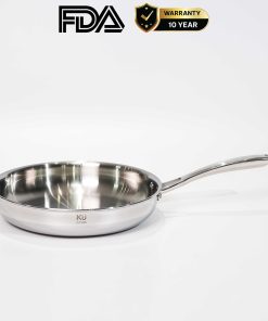 Chảo rán inox 316 28cm cao cấp KUCHEN KU FP281316
