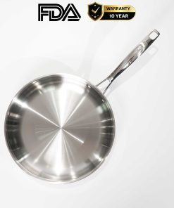 Chảo rán inox 316 28cm cao cấp KUCHEN KU FP281316