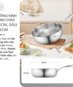 Chảo inox OLIVO 2685