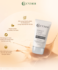 Kem Nền Che Khuyết Điểm C’Choi – Perfect Cover & Flex Skin BB Cream