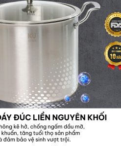 Nồi luộc gà 5 lớp inox 304 26cm