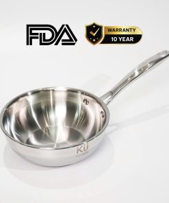 Chảo inox 316 20cm lòng sâu cao cấp KUCHEN KU W201316