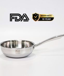 Chảo inox 316 20cm lòng sâu cao cấp KUCHEN KU W201316