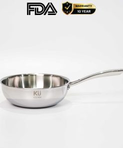 Chảo inox 316 24cm lòng sâu cao cấp KUCHEN KU W241316