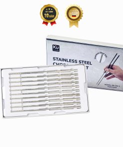 Bộ 10 đôi đũa inox 316 Molybdenum KU SKC041