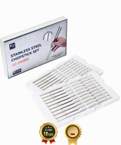 Bộ 10 đôi đũa inox 316 Molybdenum KU SKC041