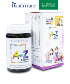 Viên uống A-Z KAPSELN bổ sung 24 vitamin khoáng chất thiết yếu cho cơ thể (hộp 60 viên)