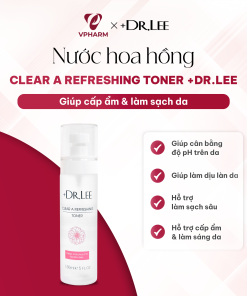 Nước hoa hồng cấp ẩm +Dr.lee 150ml – Clear A Refreshing Toner +Dr.lee