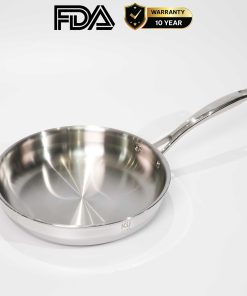 Chảo rán inox 316 26cm cao cấp KUCHEN KU FP261316