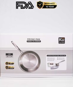 Chảo rán inox 316 26cm cao cấp KUCHEN KU FP261316