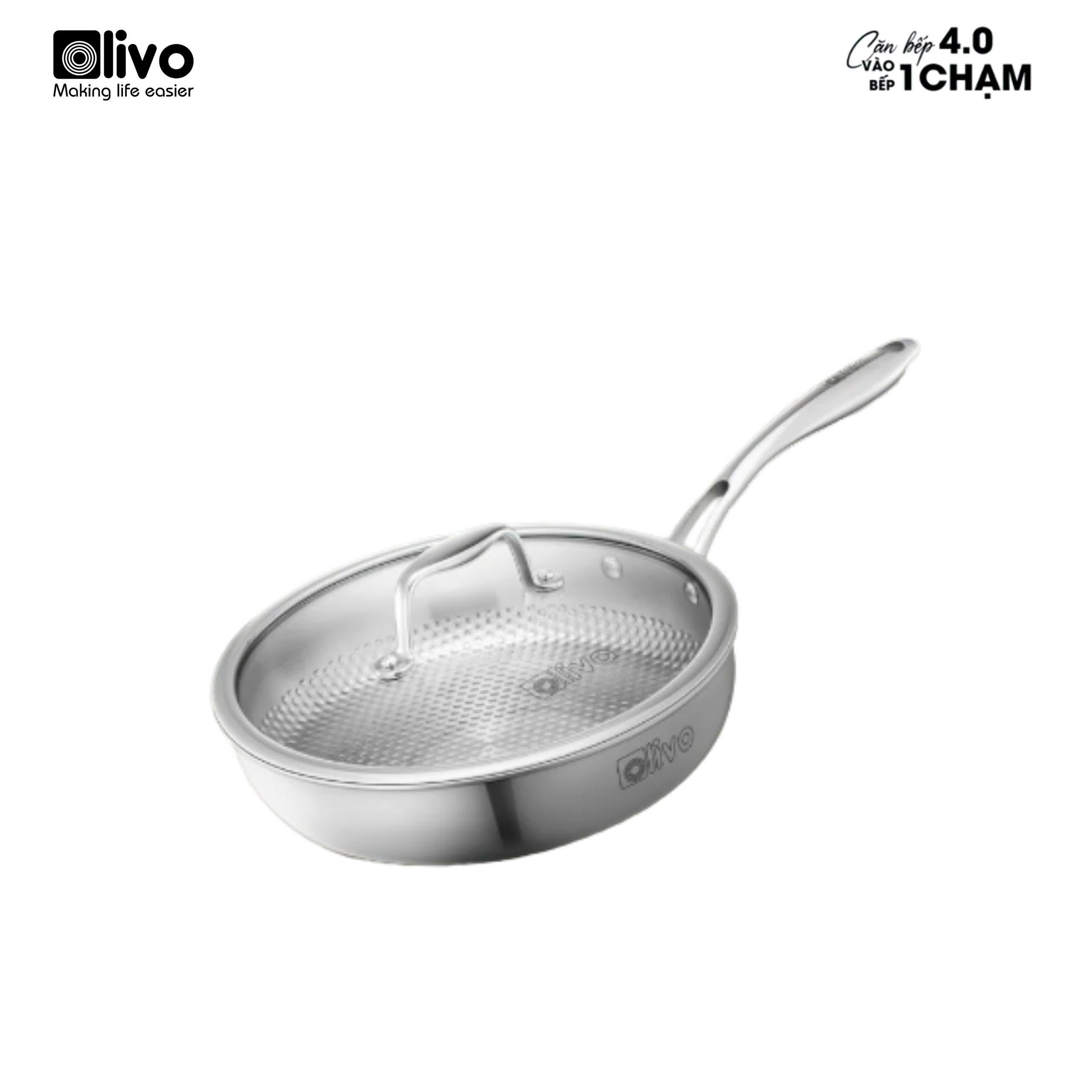 Chảo INOX OLIVO STEVE 2455 PRO