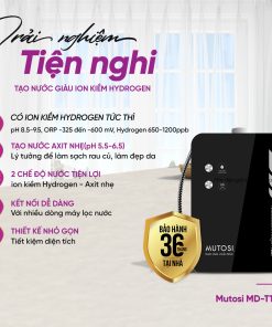 Máy điện giải ion kiềm Hydrogen Mutosi MD-T168