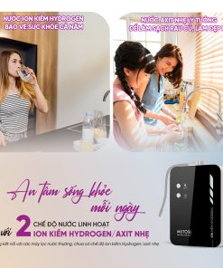 Máy điện giải ion kiềm Hydrogen Mutosi MD-T168