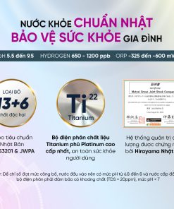 Máy điện giải ion kiềm Hydrogen Mutosi MD-T168