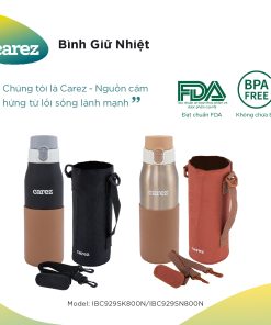 Bình giữ nhiệt CAREZ IBC929SK800N 800ml màu đen