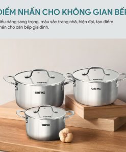 Nồi inox cao cấp Carez CPC871SI16SN kích cỡ 16cm