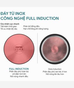 Nồi inox cao cấp Carez CPC871SI24SN kích cỡ 24cm
