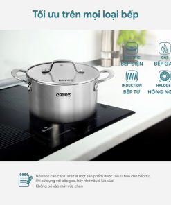 Nồi inox cao cấp Carez CPC871SI24SN kích cỡ 24cm