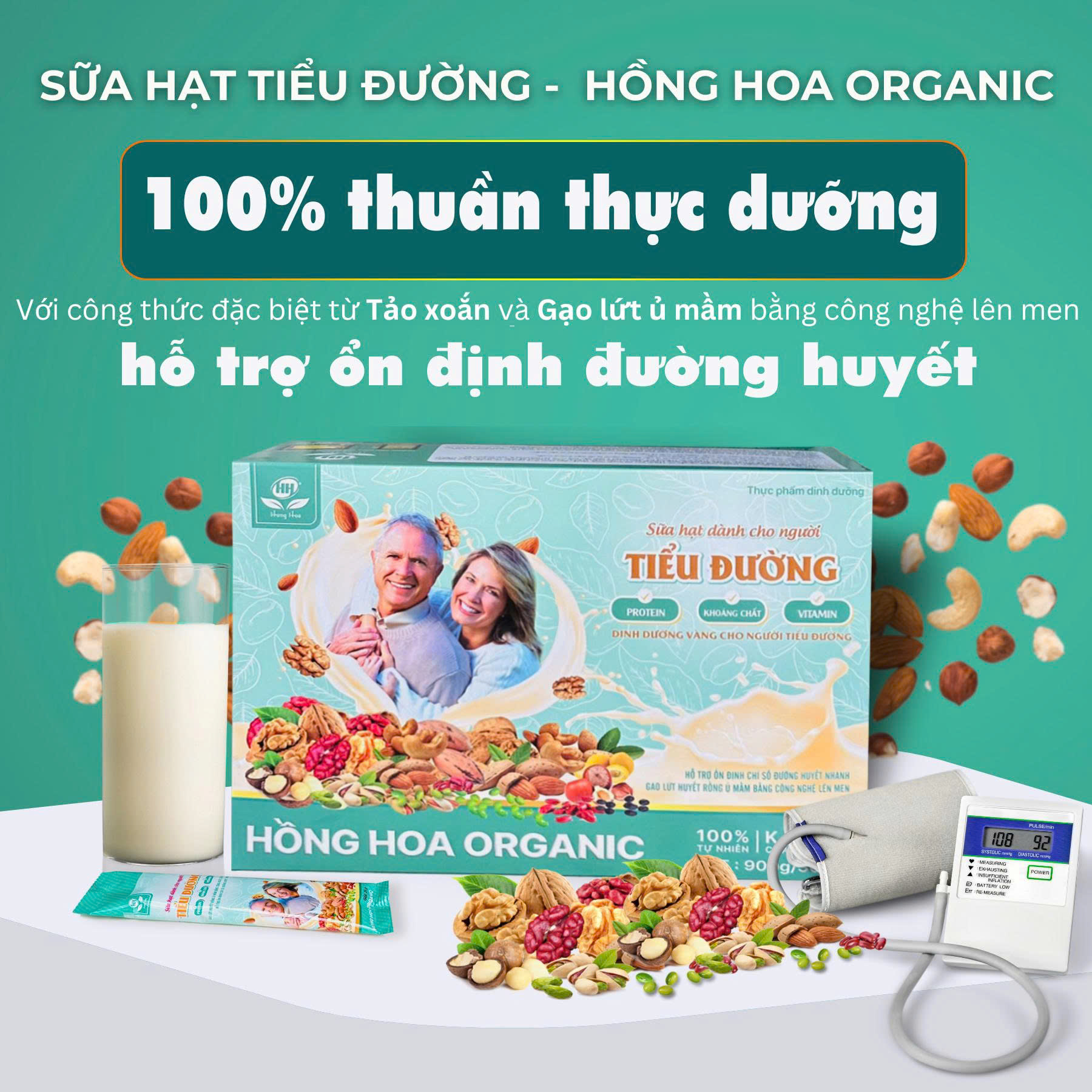 Sữa hạt dành cho người tiểu đường – Sữa Hạt thuần chay an toàn