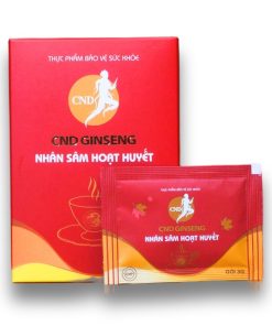 Sâm CND Ginseng Hoạt Huyết – Hỗ trợ tuần hoàn não, giảm đau đầu, chóng mặt – 7 gói