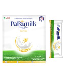 Sữa non tổ yến Papamilk Height & Gain giúp tăng cân tăng chiều cao cho Trẻ từ 1-19 tuổi (14gói x 28g)