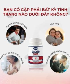 Viên uống Austar CoQ10 30mg – Hỗ Trợ Sức Khỏe Tim Mạch (Hộp 60 viên)