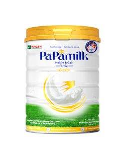 Sữa non tổ yến Papamilk Height & Gain giúp tăng cân tăng chiều cao cho Trẻ từ 1-19 tuổi – Lon 830G