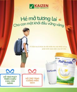 Sữa non tổ yến Papamilk Height & Gain giúp tăng cân tăng chiều cao cho Trẻ từ 1-19 tuổi – Lon 830G