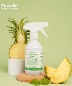Xịt lau đồ chơi, bàn ăn 90% enzyme an toàn trong phòng kín cho bé FUWA3E 300ml