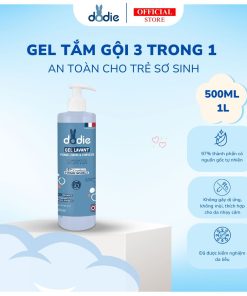 Gel tắm gội 3 trong 1 Dodie 500ml