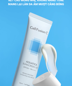 Kem chống nắng cấp ẩm, dịu da Cell Fusion C Aquatica Sunscreen 100 SPF 50+/ PA++++ 50ml