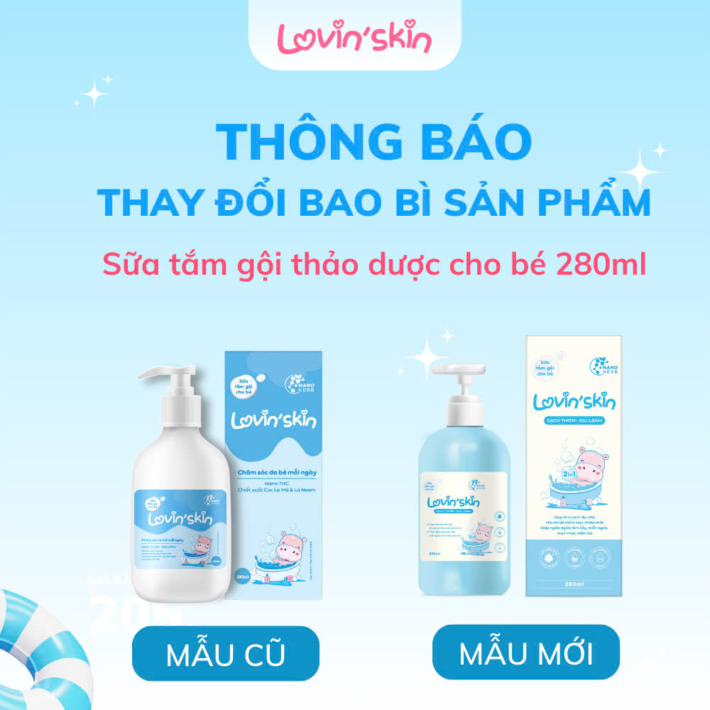 Combo bảo vệ da toàn diện cho bé Lovin’Skin