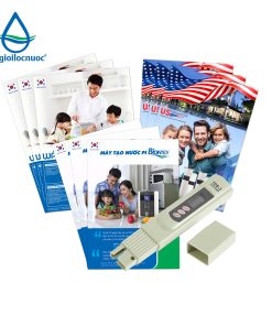 Bộ combo Công cụ Tư Vấn Lọc Nước (3 bộ Catalogue Thế Giới Lọc Nước 3 quyển: Biontech, Watek, USTopwater +1 Bút đo TDS)
