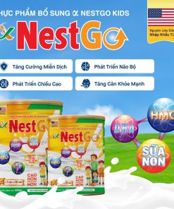 Sữa non Alpha Nest Go Kids hỗ trợ phát triển toàn diện cho trẻ từ 1-10 tuổi (Lon 800g)
