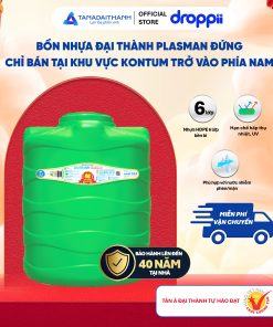 Bồn nhựa đứng Đại Thành Plasman 2.000LĐ Xanh