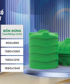 Bồn nhựa Đại Thành Plasman 1.000N-xanh (Chỉ bán tại miền Nam)