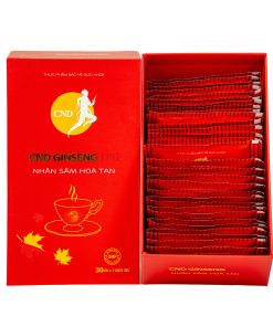 CND Ginseng Red – Nhân sâm hòa tan, hỗ trợ bổ thận, giảm mệt mỏi (hộp 30 gói)
