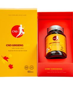Viên nhân sâm CND Ginseng Gold – Tăng cường sức khỏe, đề kháng, giảm mệt mỏi (60 viên)