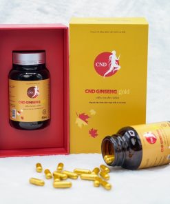 Viên nhân sâm CND Ginseng Gold – Tăng cường sức khỏe, đề kháng, giảm mệt mỏi (60 viên)