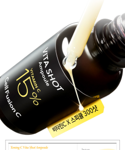 Siêu Tinh Chất Vi Kim 300 Vitamin C 15% Dưỡng Trắng Mờ Thâm Sạm Nám Cell Fusion C Toning C Vita Shot Ampoule 20g