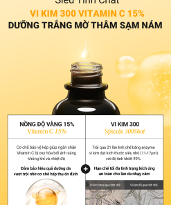 Siêu Tinh Chất Vi Kim 300 Vitamin C 15% Dưỡng Trắng Mờ Thâm Sạm Nám Cell Fusion C Toning C Vita Shot Ampoule 20g