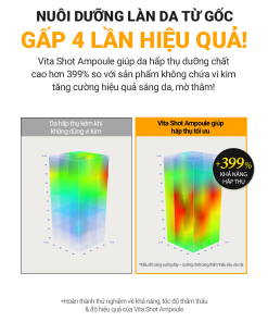 Siêu Tinh Chất Vi Kim 300 Vitamin C 15% Dưỡng Trắng Mờ Thâm Sạm Nám Cell Fusion C Toning C Vita Shot Ampoule 20g