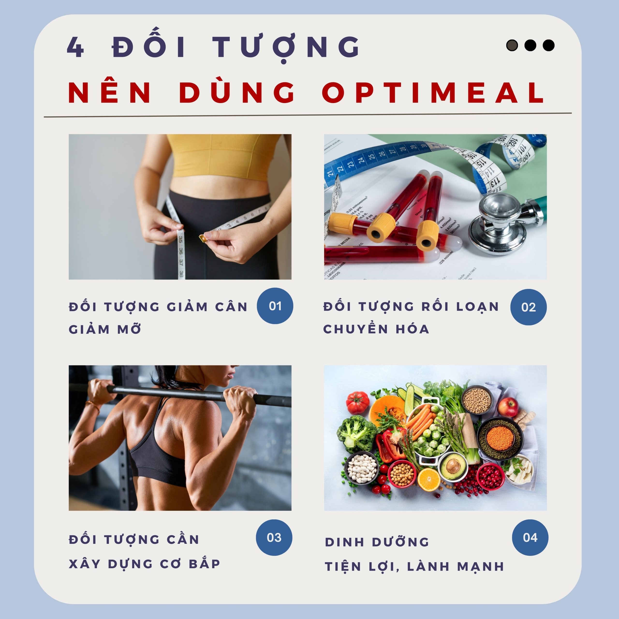 Thực phẩm bổ sung dinh dưỡng Optimeal