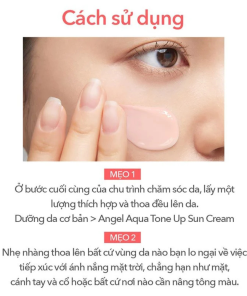 Kem chống nắng cấp ẩm nâng tone Thuần chay BEYOND Angel Aqua Tone-up Sun Cream 50ml (BEYOND ANGEL AQUA TONE UP SUN CREAM)